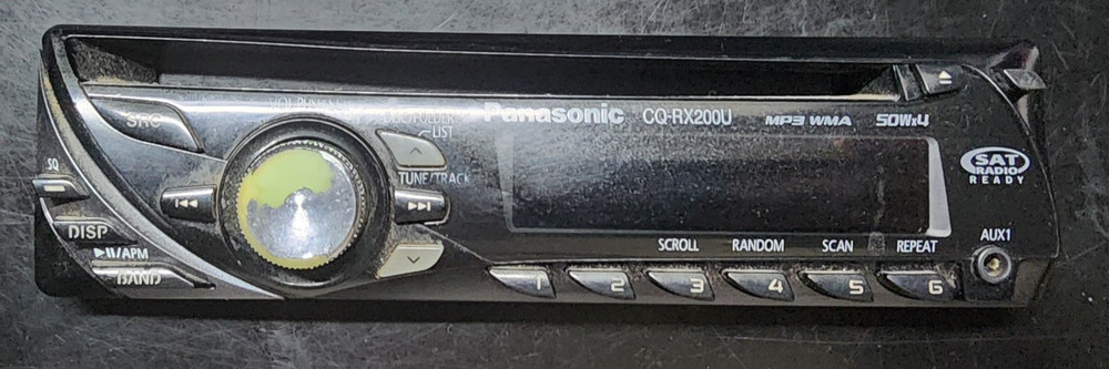 Panasonic CQ-RX200u FACEPLATE ONLY