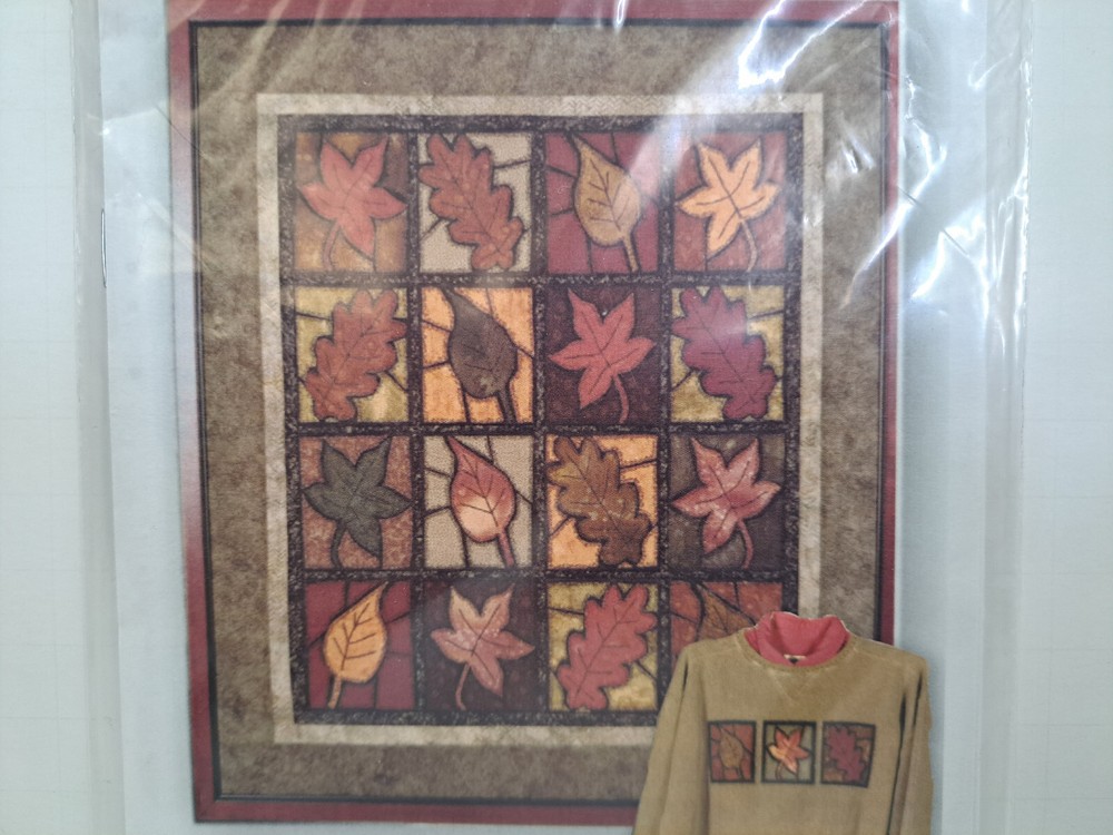 Bright Ideas Design Co. Pattern - Stained Glass Leaves #211