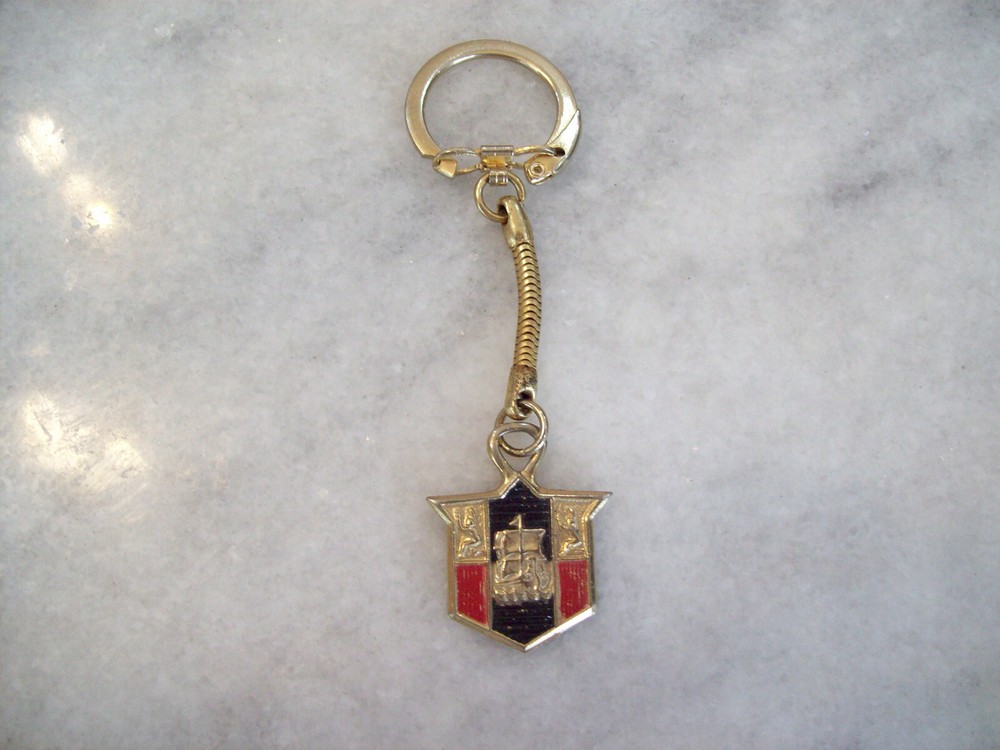 VINTAGE  PLYMOUTH  CREST KEY CHAIN