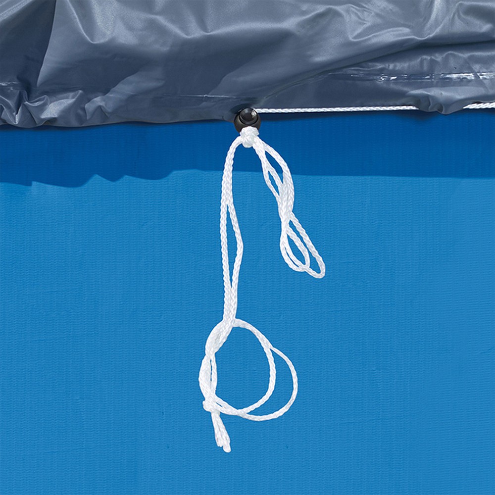 Funsicle 16ft Round Above Ground Frame Pool Debris Cover, Accessory Only, Gray
