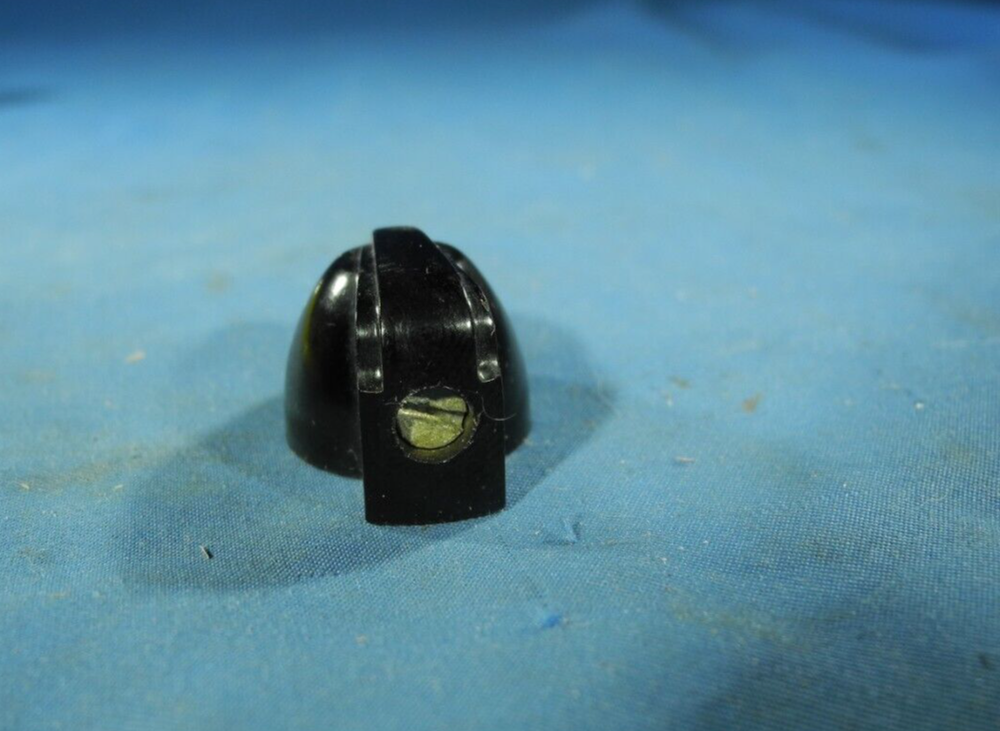 Vintage Bakelite Chicken Head Control Knob White Pointer Line Guitar Amp Stereo