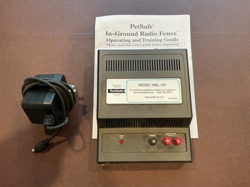 PETSAFE WIRE BREAK LOCATOR WBL-100 WITH POWER SUPPLY AND GUIDE.