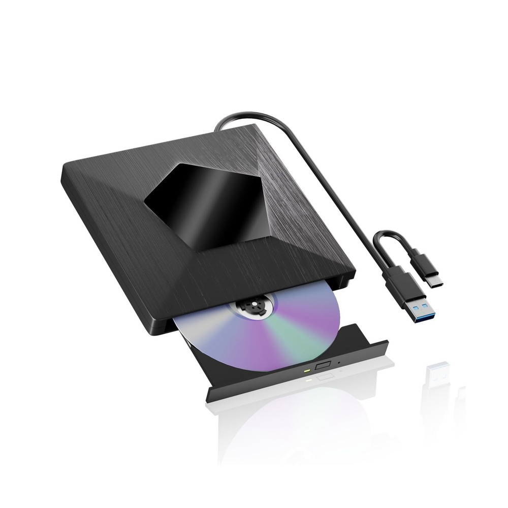 External Blu Ray Drive, External Bluray Burner with USB 3.0 & Type-C, Externa...