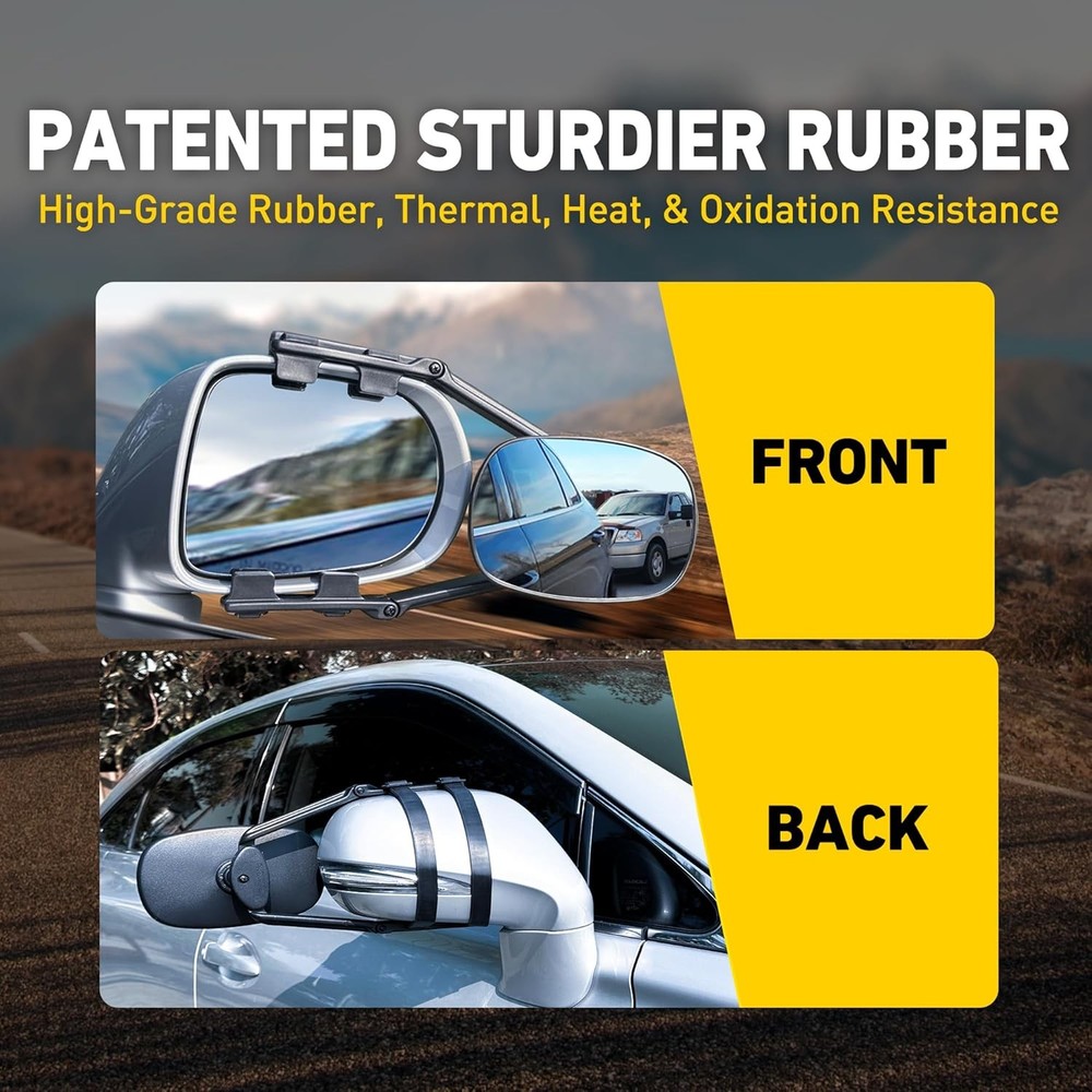 Extended Towing Mirror, Side Mirror Extension Kit, Towing Mirror Extension Bar