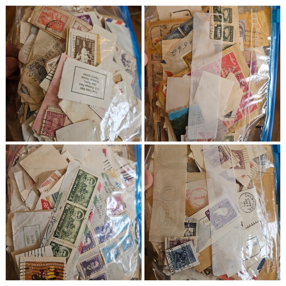 Big Used Vintage Global WORLD Stamp COLLECTION