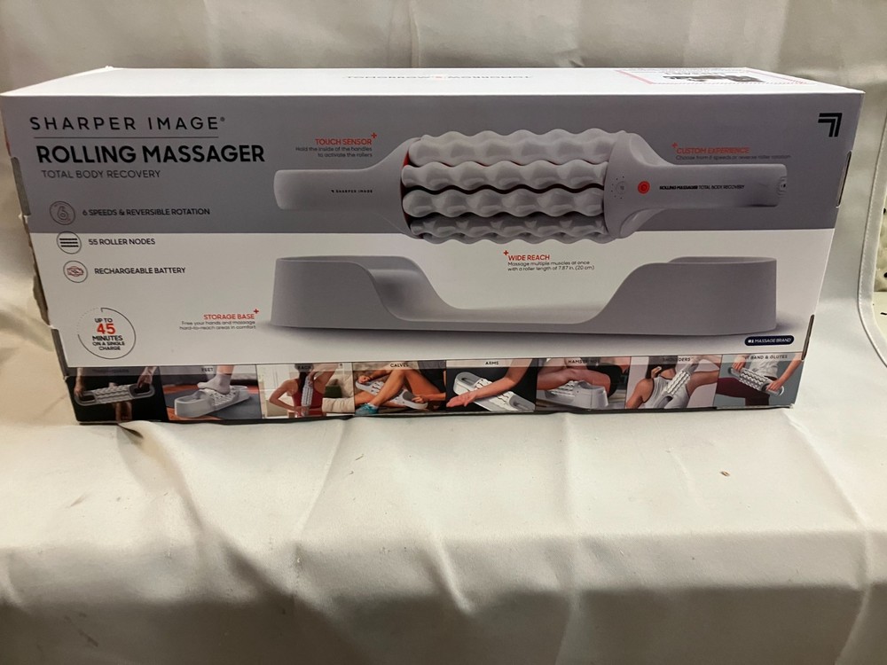 Sharper Image Rolling Massager Total Body Recovery