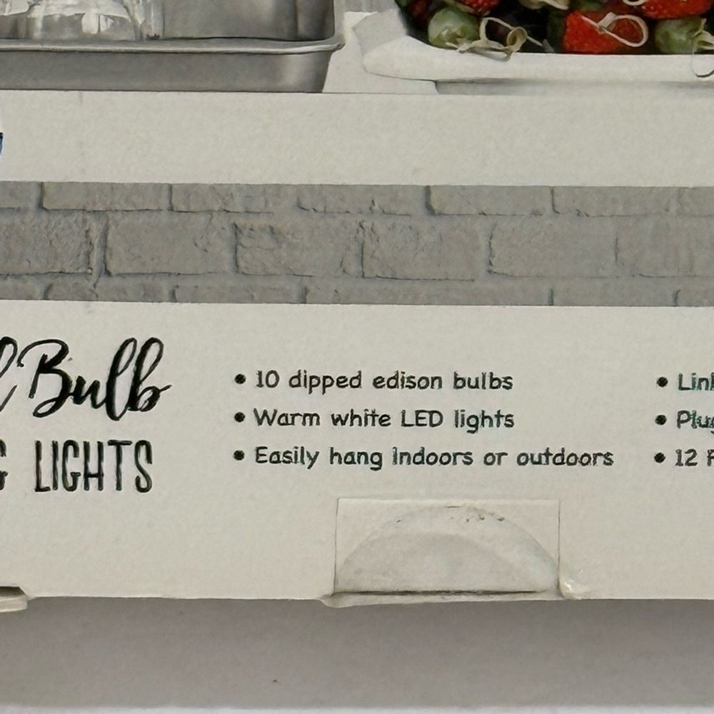 NEW MERKURY Innovations Multicolor Dipped Bulb LED String Lights