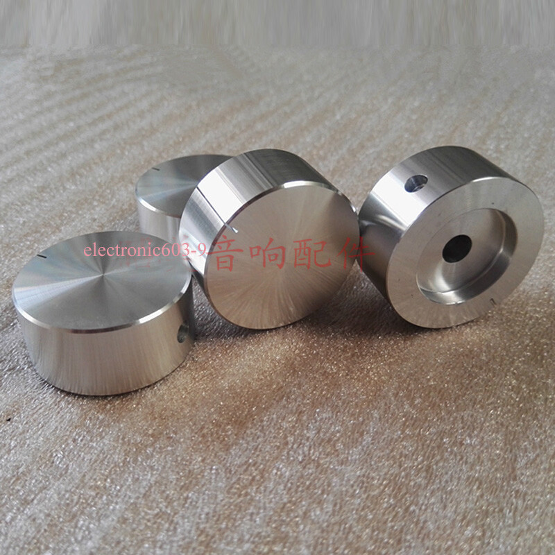 HIFI Aluminum Silver Knob 32*15 Amplifier DAC Audio Volume Potentiometer Knobs