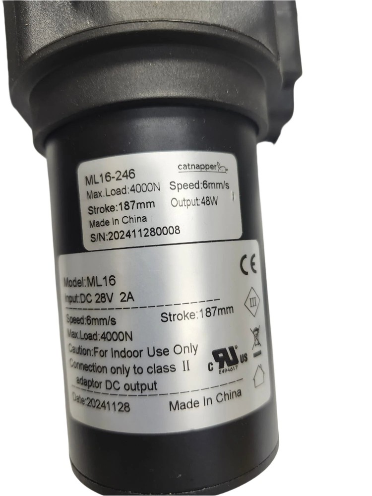 Mulin Electric - Motor Replacement Model ML16-246 Linear Actuator for Recliner