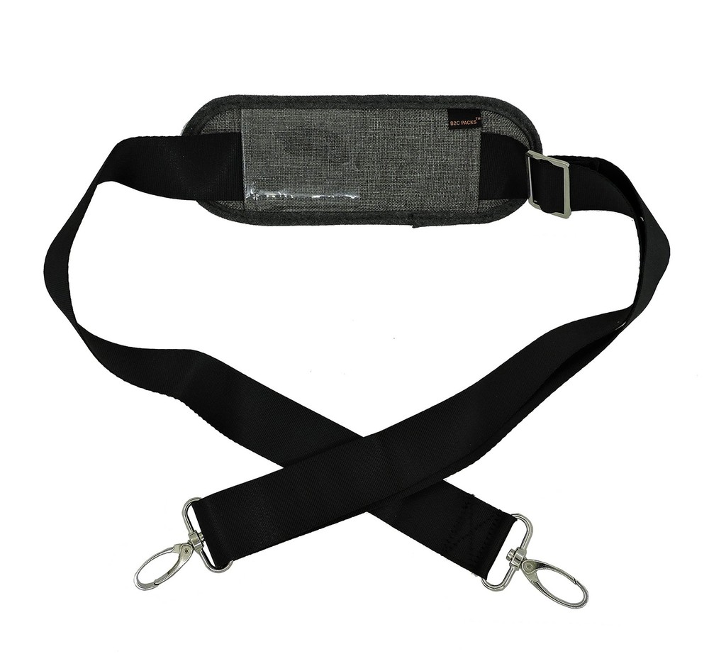 Replacement Shoulder Strap Adjustable Bag Purse Shoulder Belt Gray