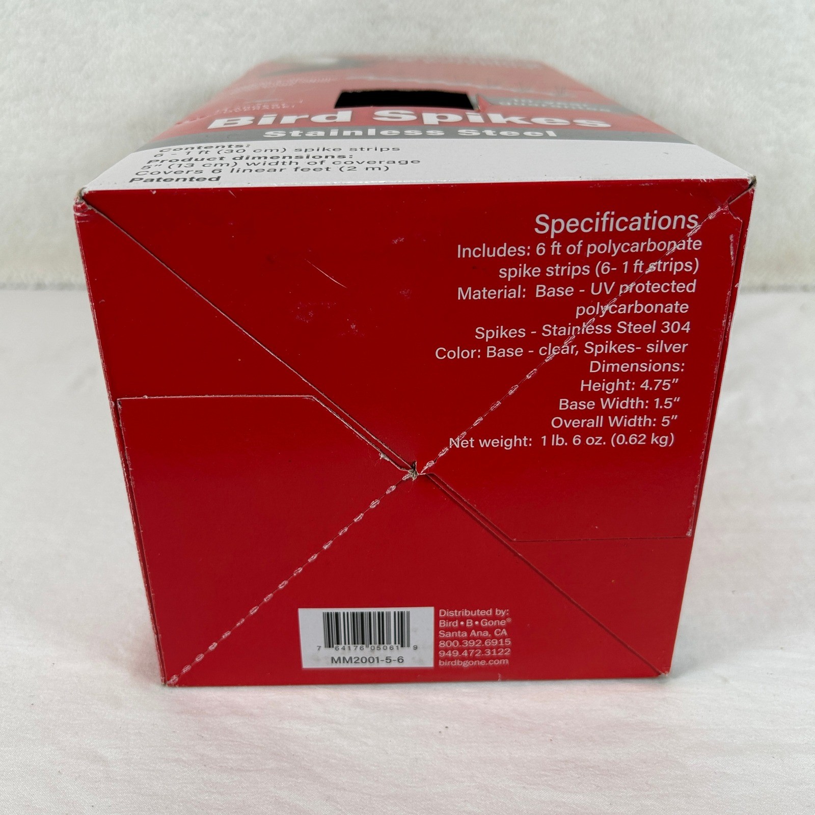 Bird B Gone Stainless Steel Bird Spikes 6 Foot Kit Professional Bird Control