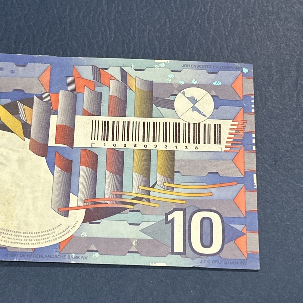 Netherlands- 10 Gulden- 1997