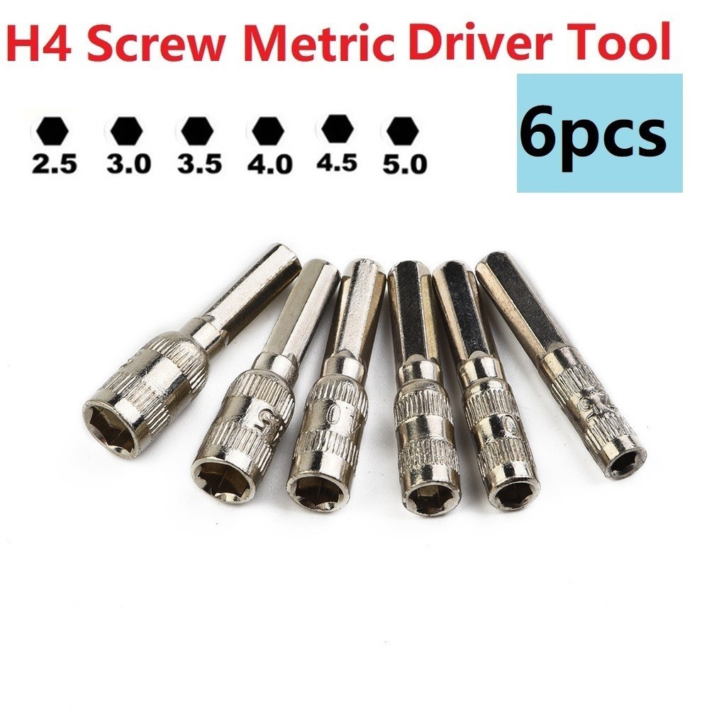 Hex Socket Hand Hex Parts Replacement Shank Socket 2.5/3/3.5/4/4.5/5mm