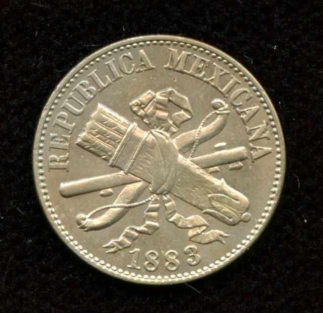 Mexico 1883 Centavo BU