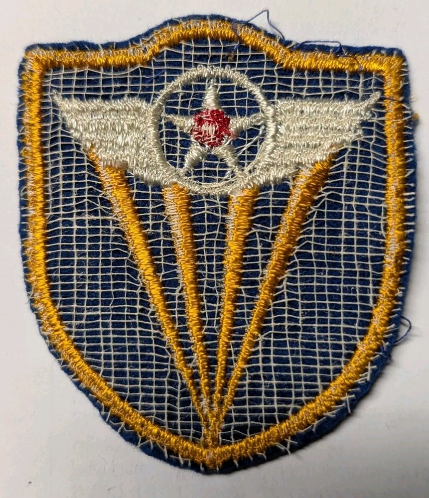 WW2 Army Air Force Odd Wool Variation 4th Air Forces Patch - AAF X