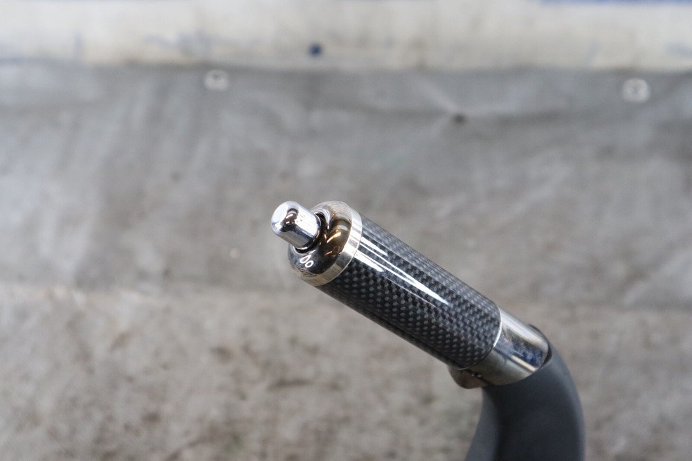 2012 MITSUBISHI LANCER EVOLUTION MR EVOX AFTERMARKET CARBON E-BRAKE HANDLE #663