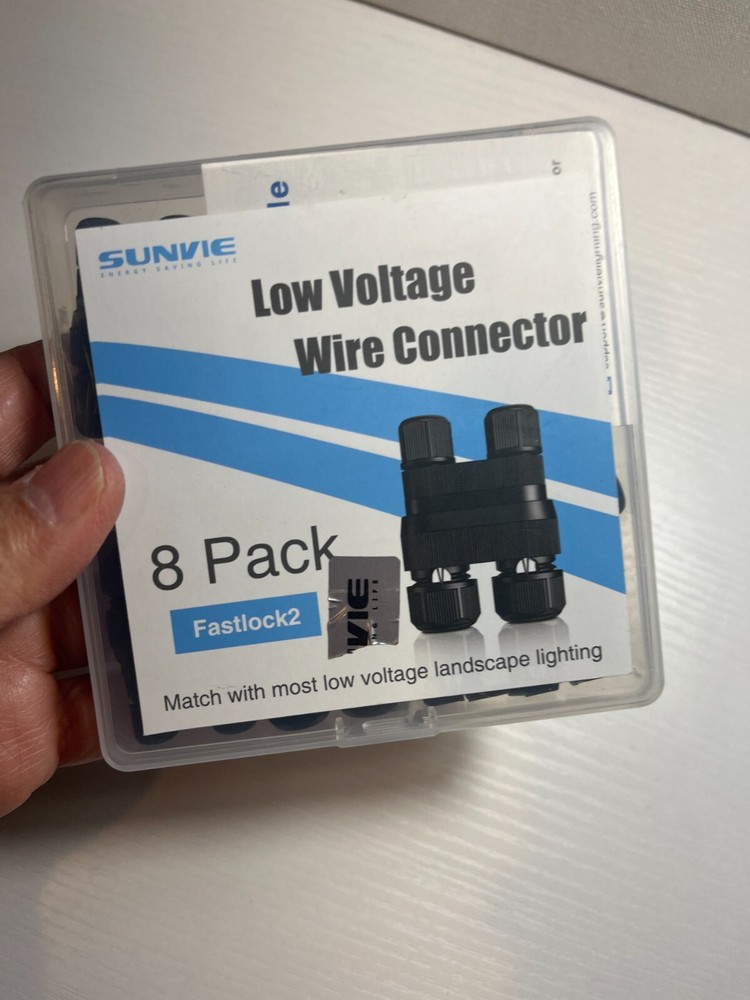 8-Pack SUNVIE Low Voltage Wire Connector Fastlock2 for Landscape Lighting
