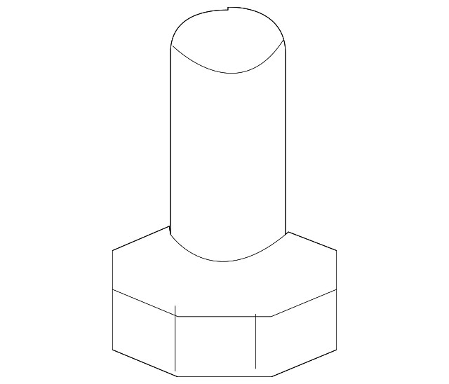 Genuine Subaru Trans Pan Bolt 800506830