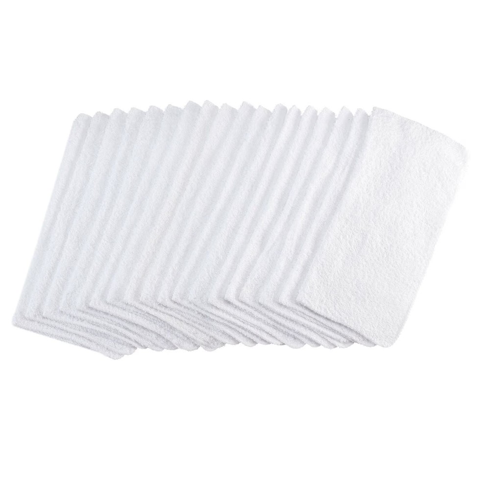 Mainstays 18 Pack Washcloth Bundle, White.