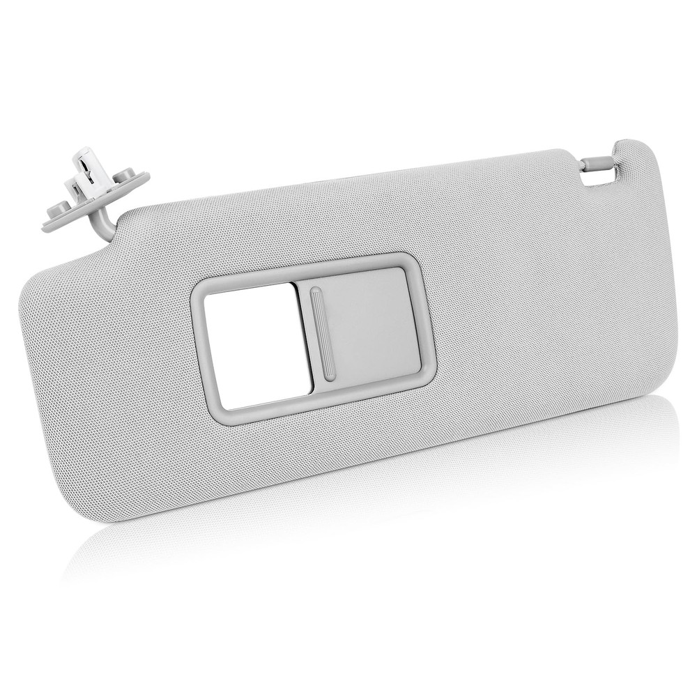 Left Driver Side Sun Visor with Vanity Light Compatible Side, Grey