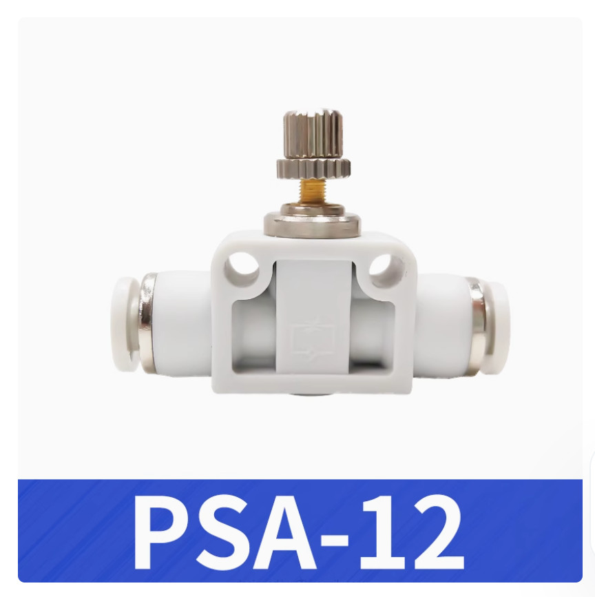 1PC NEW AirTac Through speed regulating valve PSA-12 #LL