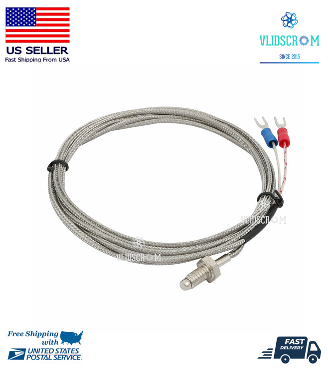 K E Type Thermocouple Probe High Temperature Sensor Thermistor Sensor Probe