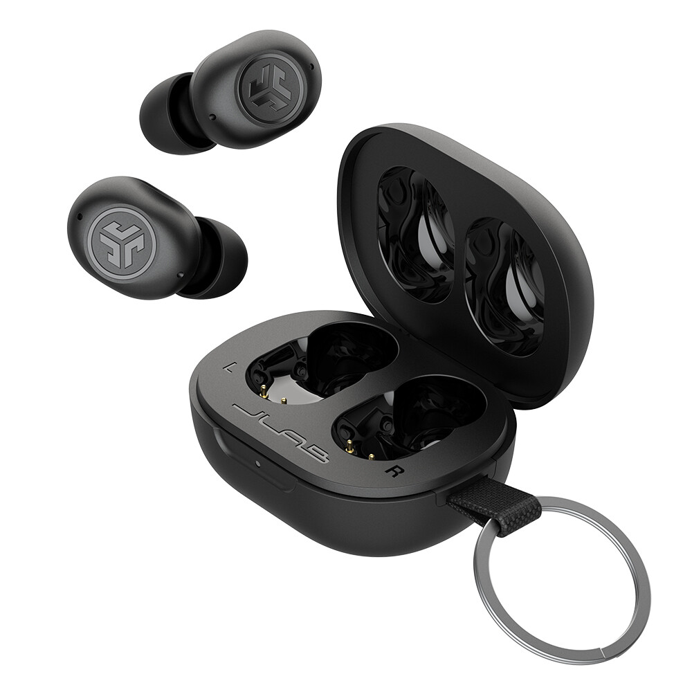JLab JBuds Mini True Wireless Bluetooth Earbuds Headphones, Refurbished