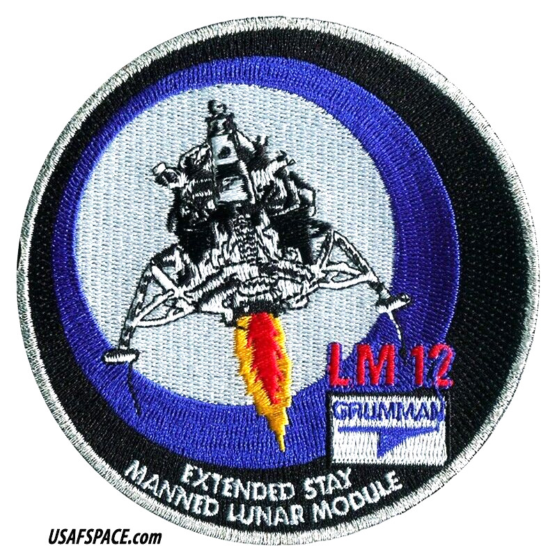 GRUMMAN LM -12 APOLLO 17-LUNAR MODULE- CHALLENGER-ORIGINAL AB EMBLEM SPACE PATCH