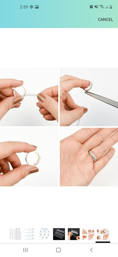 Ring Size Adjuster Kit 32 Pc 12 Sizes
