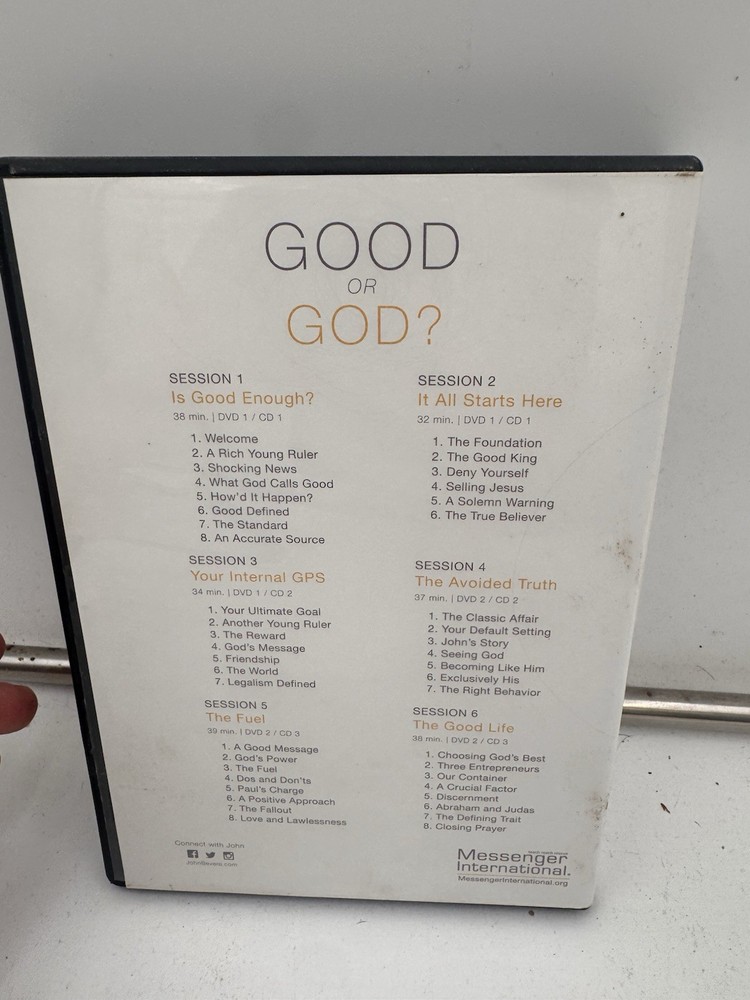 Good Or God John Bevere DVD/CD B452