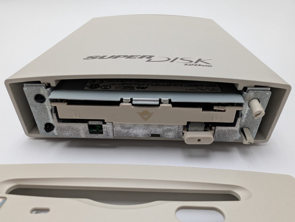 IMATION SUPERDISK 120MB PARALLEL PORT DRIVE 11795 NOT TESTED