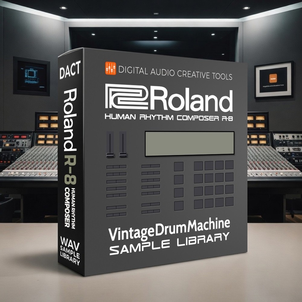 Roland R-8 Drum Machine Sample Library