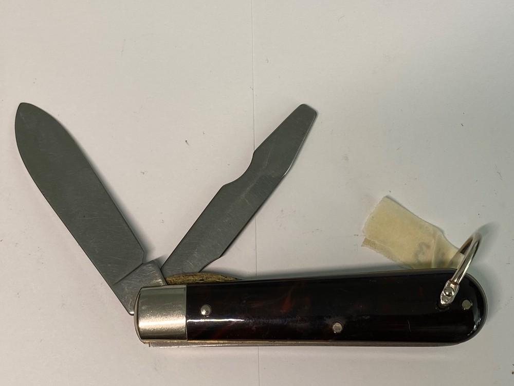 Colonial Electrician's Knife 2 Blade - Drop Point and Screw Driver - Bail