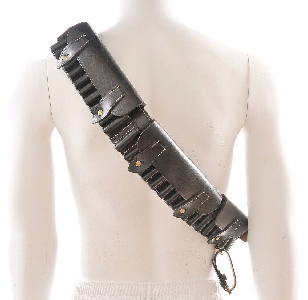 British Martini-Henry Bandolier P-1882 Black Leather