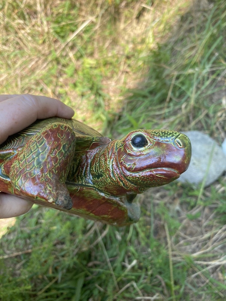 Turtle Lovers Realistic Ceramic Turtle 10.5” H52”