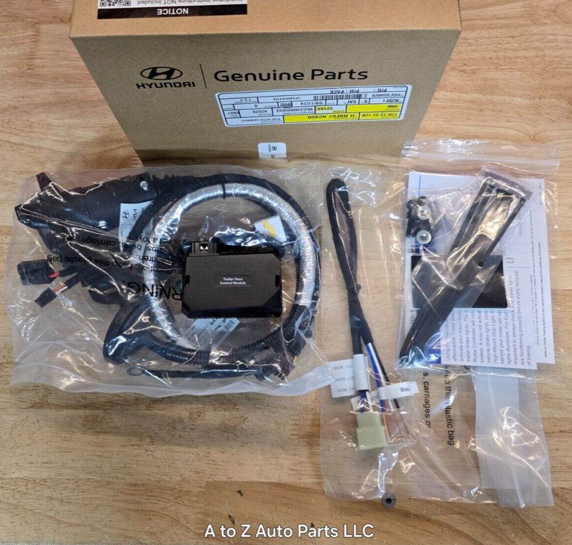 NEW 2024-2026 Hyundai Santa Fe Trailer Tow Hitch Wiring Harness Kit, OEM