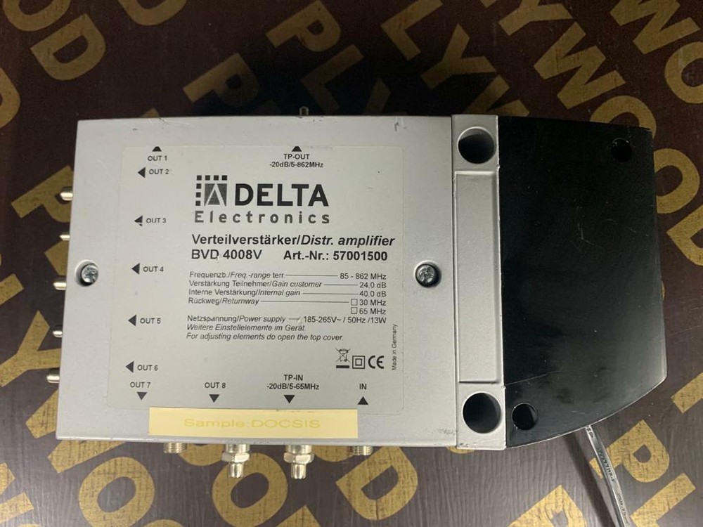 USED DELTA ELECTRONICS Amplifier BVD 4008V