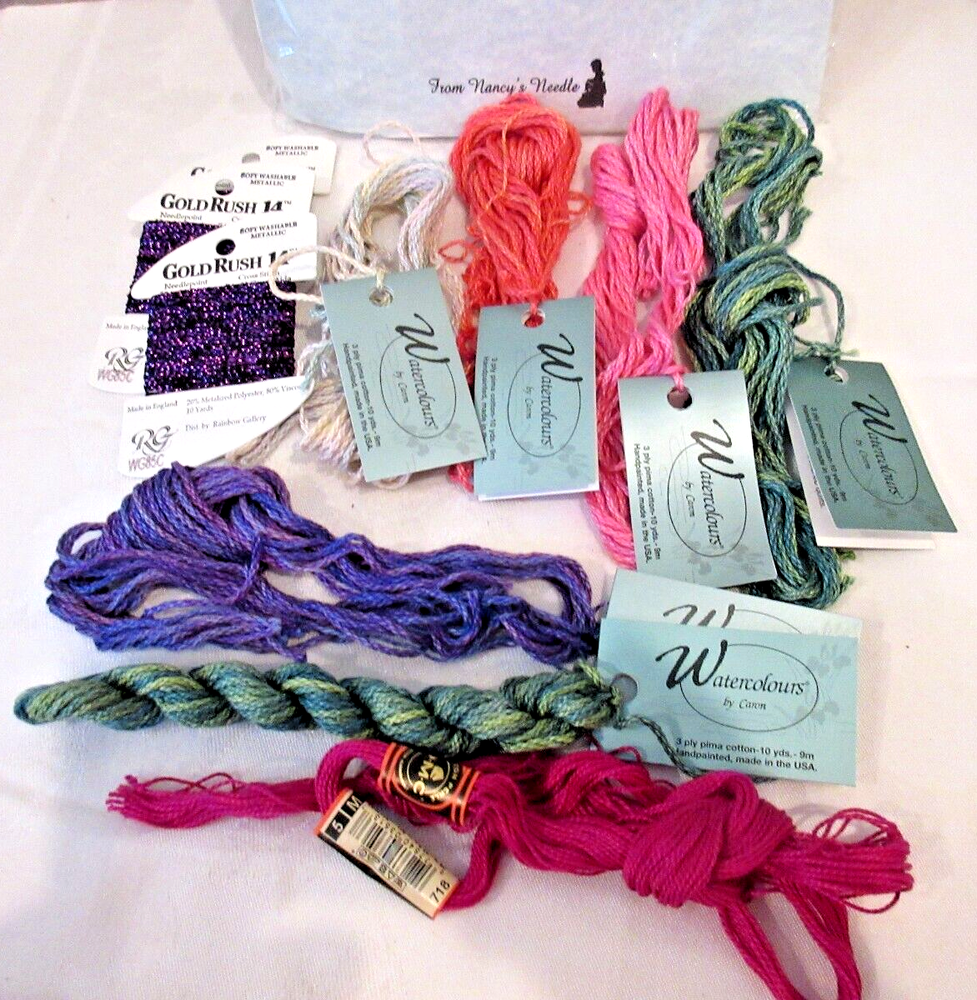 Nancy's Needle SUMMER BOUQUET Counted Thread/Needlepoint KIT CN93