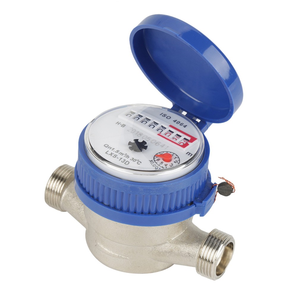 1/2 Inch Cold Water Meter With Protective Cover Stable Dependable Performance Fo