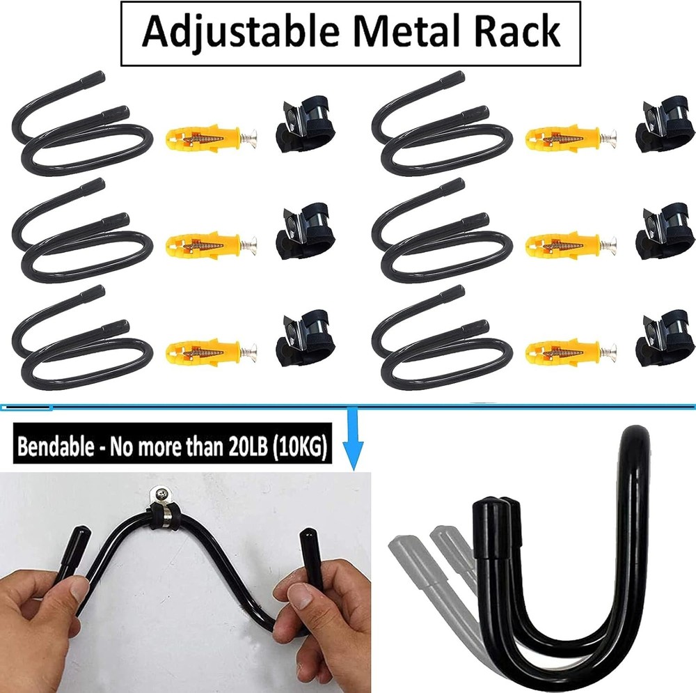 Wine Wall Holder 6 Pack Wall Mounted Wine Rack Wine Bottle Display Holder