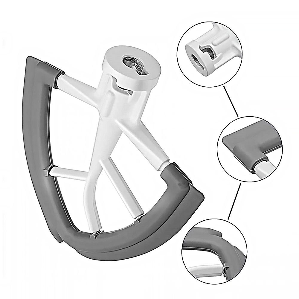 Flex Edge Beater Kitchenaid Attachments FOR Tilt-Head Stand Mixer Paddle Scraper