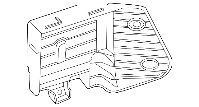 Genuine Ford Blind Spot Detection System Warning Sensor Bracket DP5Z-14D189-D