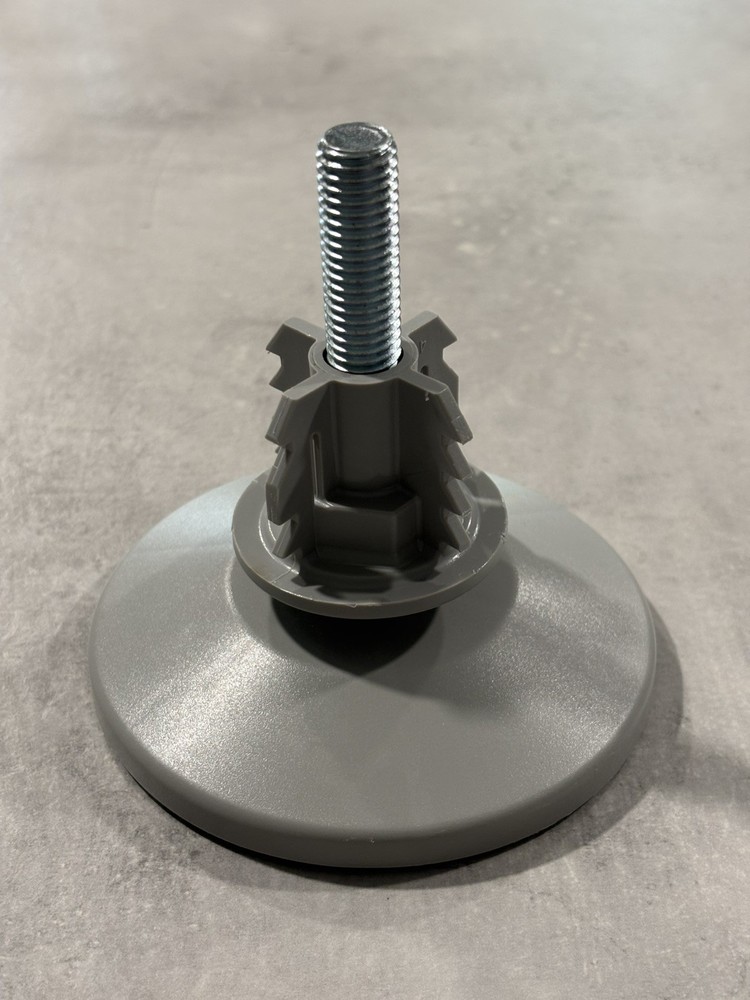 Ikea Stolmen Pole Post Replacement Internal Floor Ceiling Mount with Cap in Gray