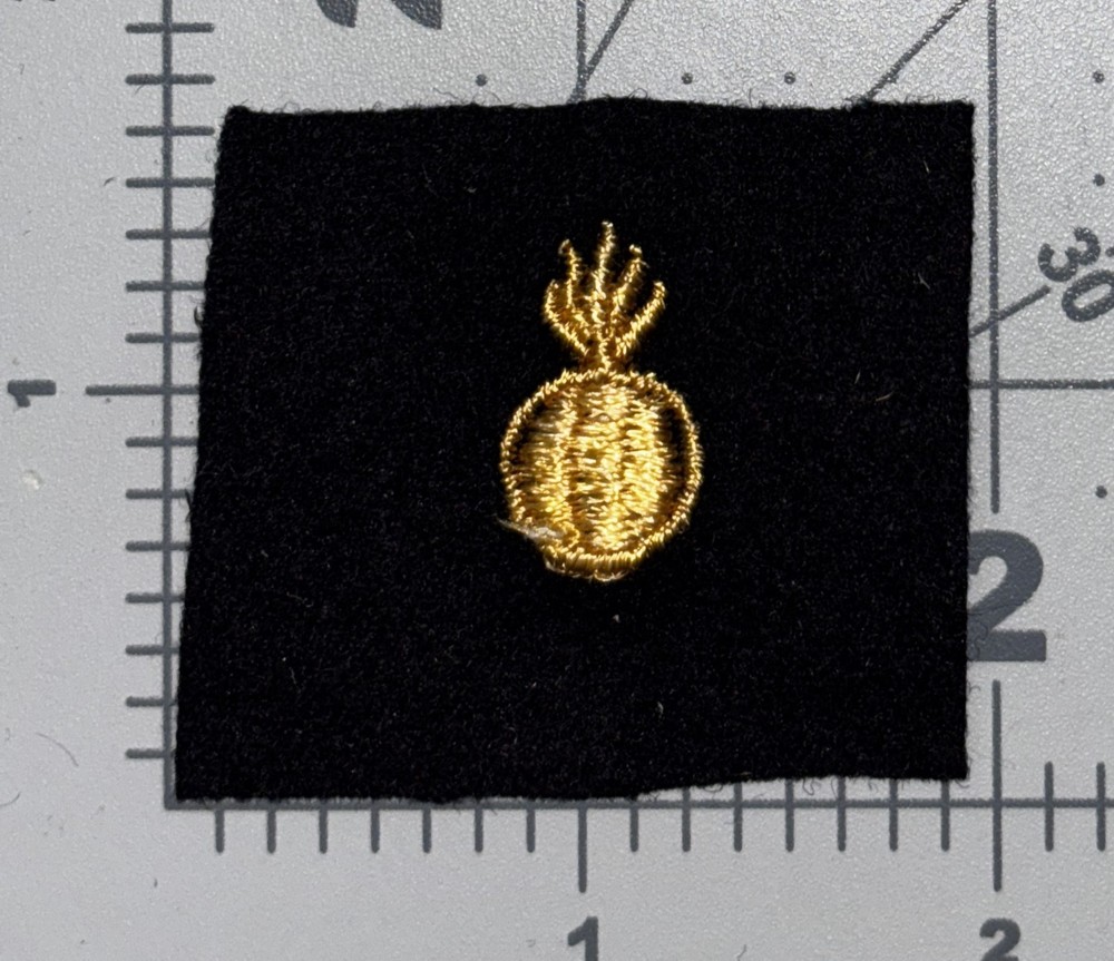 USMC Shipboard Marine Sea Gunner Cuff Patch Inv# K2353