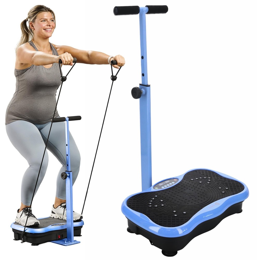 Lifepro TrimLite Vibration Plate Exercise Machine with Handlebars – Whole Bod...
