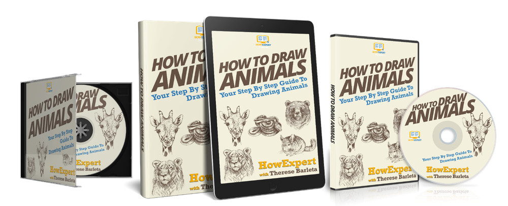 How To Draw Animals (Ebook + Audiobook + Online Video Course) Tips/Tutorial/Book