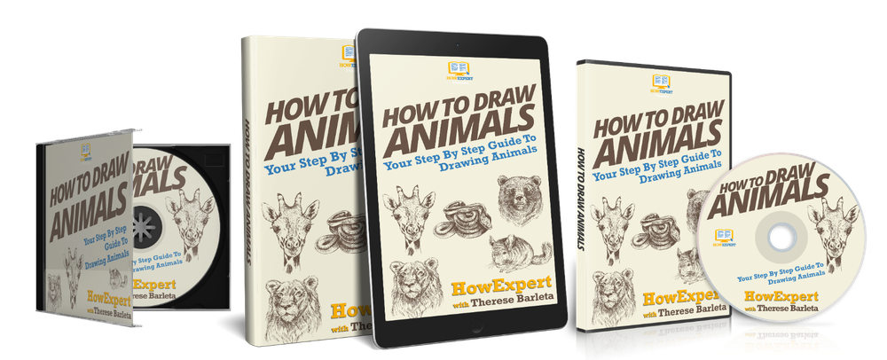 How To Draw Animals (Ebook + Audiobook + Online Video Course) Tips/Tutorial/Book
