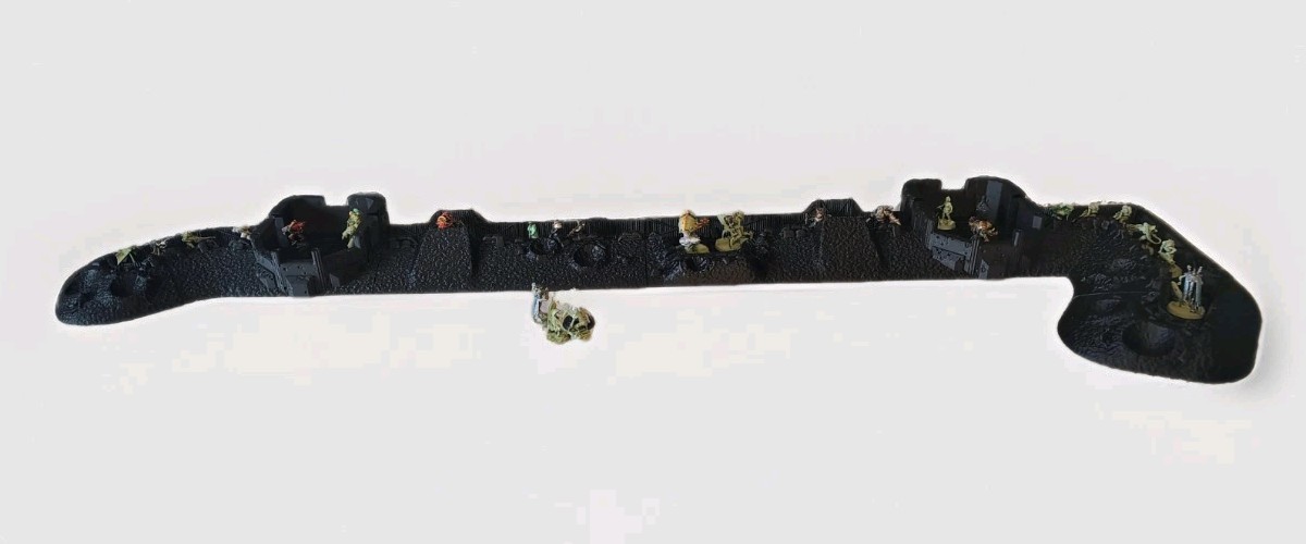 Modular Trench Lot Terrain For Wargames, Trench Crusade Warhammer 40k Compatible