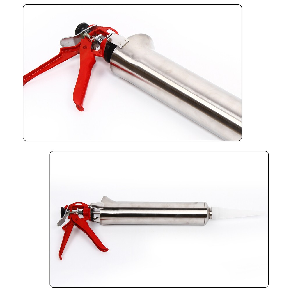 Mortar Pointing Grouting Gun Sprayer Applicator Tool for Cement lime w/2 Nozzle