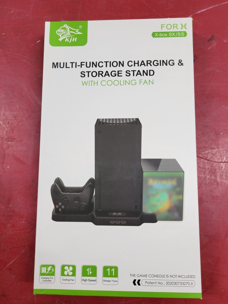 KJH Vertical Cooling and Multi Function Charging Stand for Xbox Sx/ss New